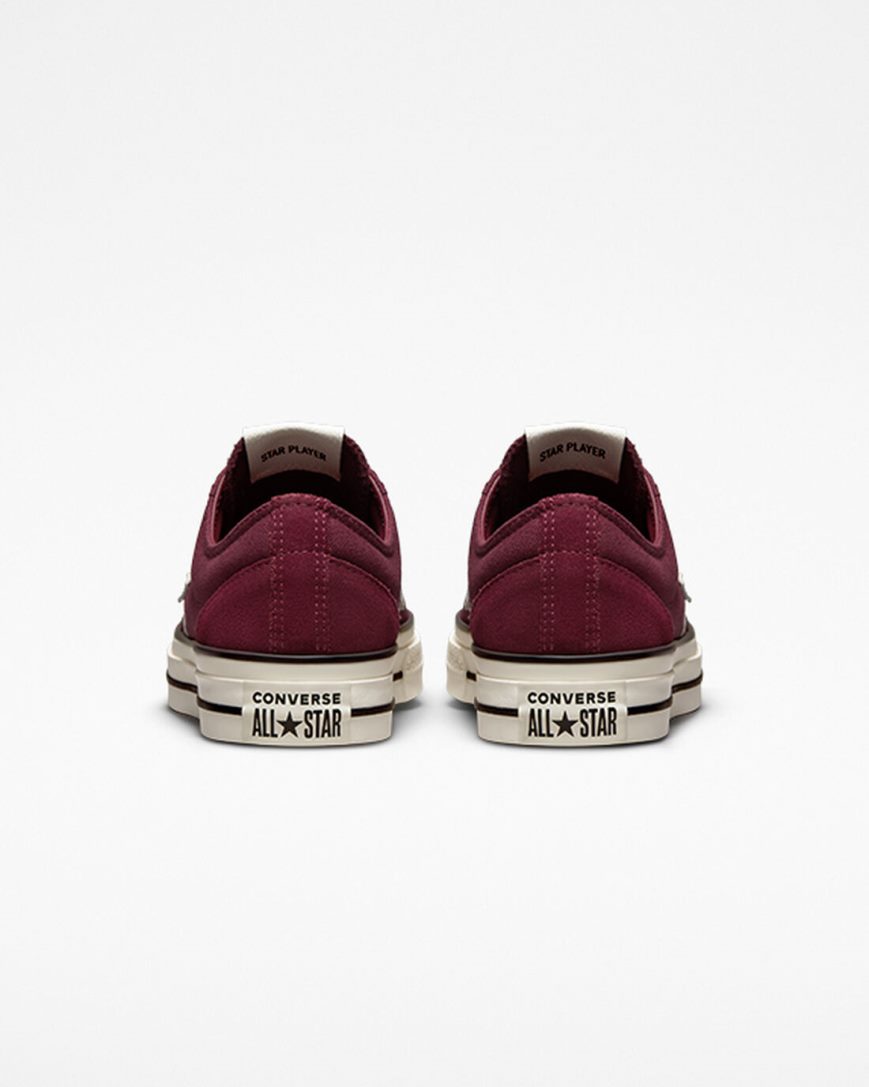 Men's Converse Star Player 76 Retro Hike Low Top Shoes Deep Burgundy / Black | AU 4C065R